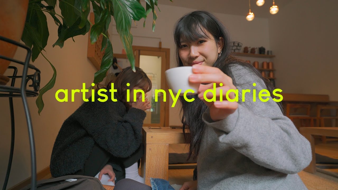 LIFE IN NYC| painting! visiting friends' studios & museum dates 💫