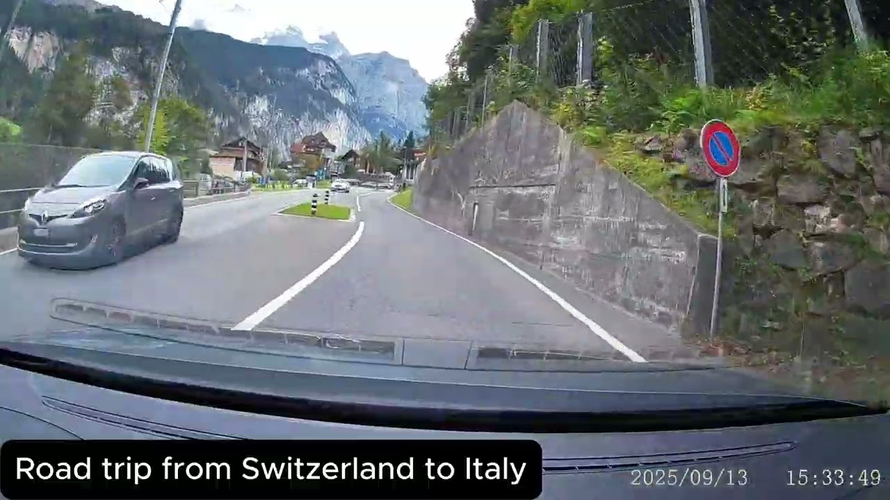 Road trip from Switzerland to Italy - 2025