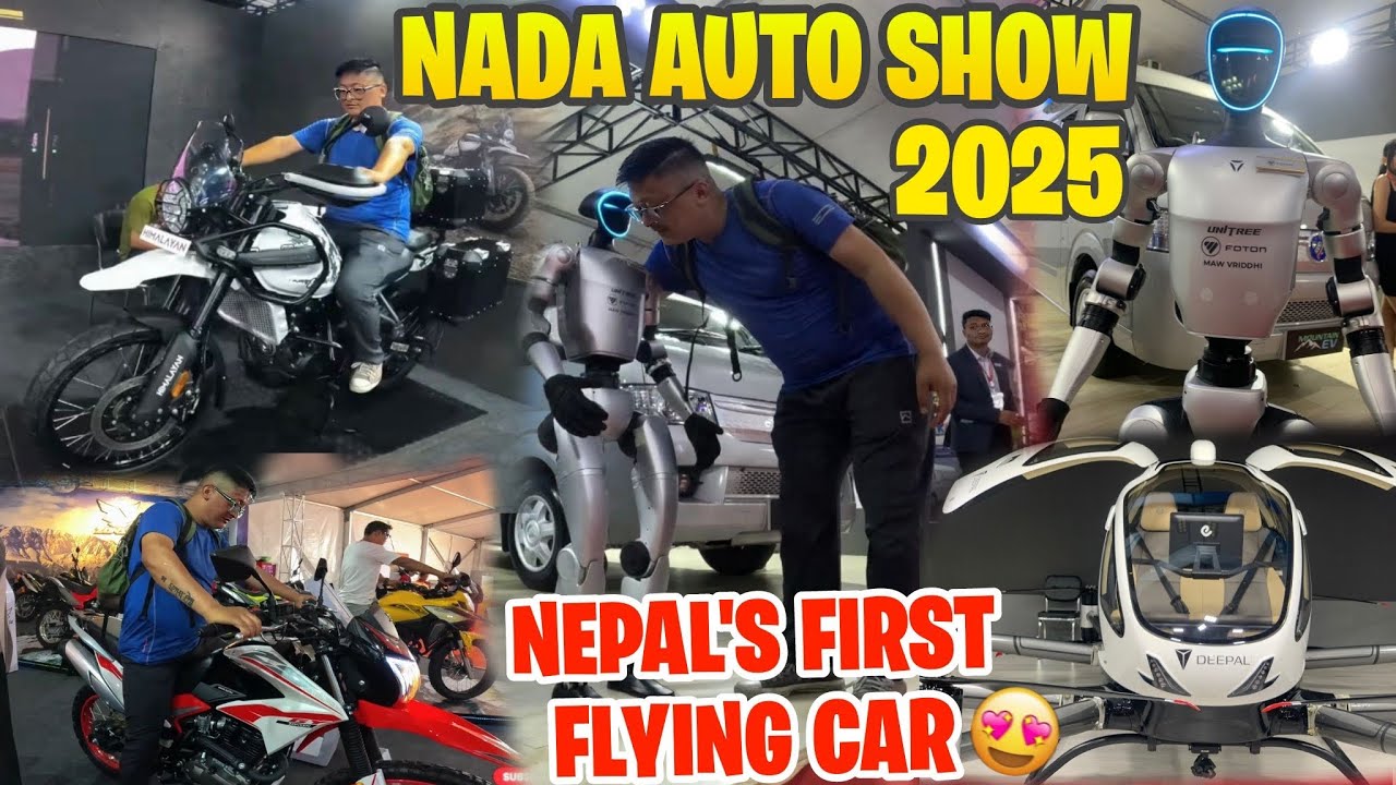 NADA AUTO SHOW 2025 || FLYING CAR & ROBOT SPECIAL || RIDERPRAKASH02