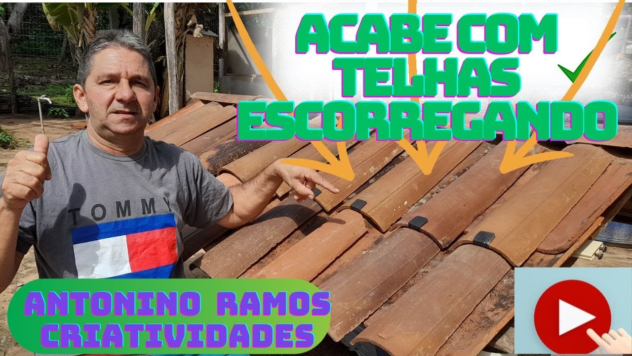 ACABE  COM  TELHAS  ESCORREGANDO