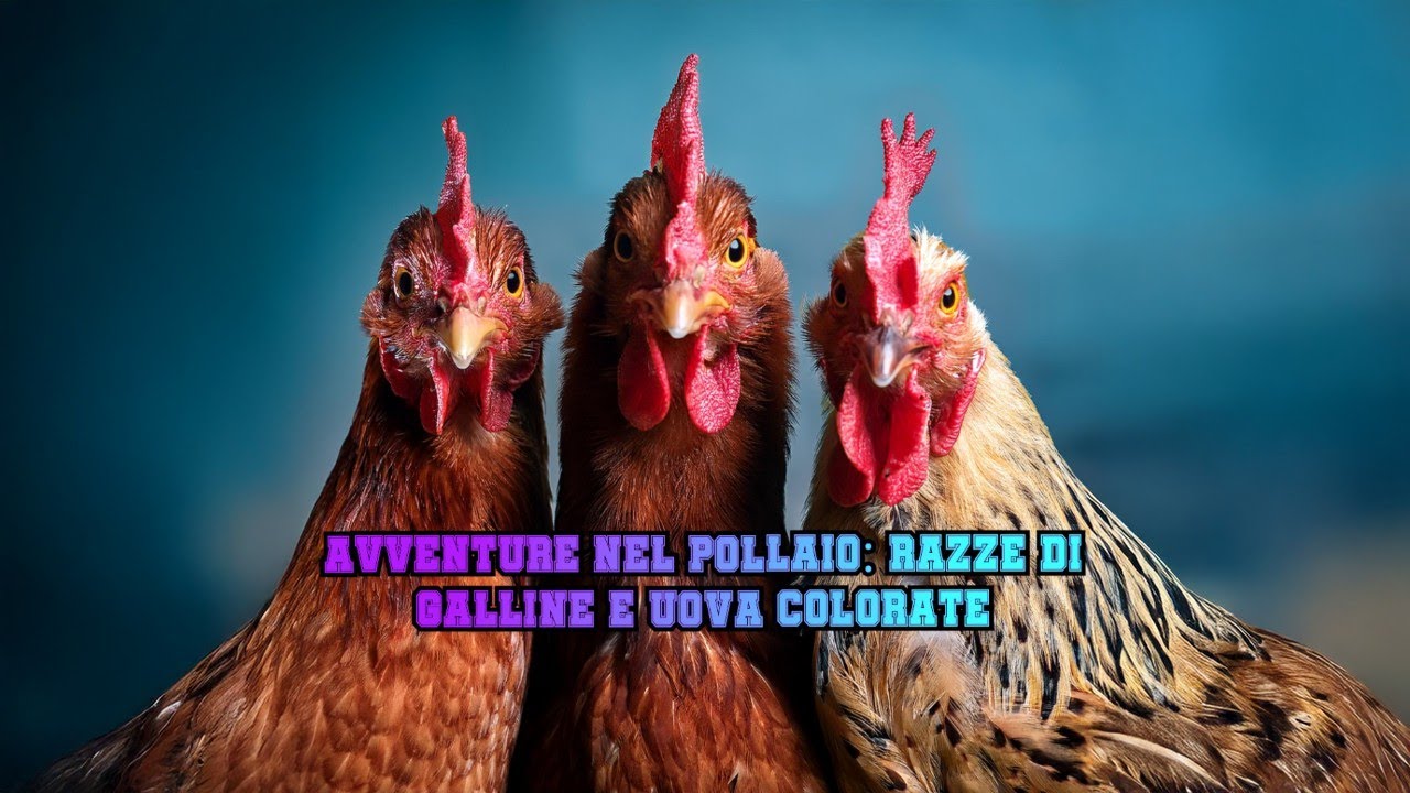 Galline fantastiche! Razze e uova colorate!🐔🥚🐣🐤🐔 | Animali per Bambini