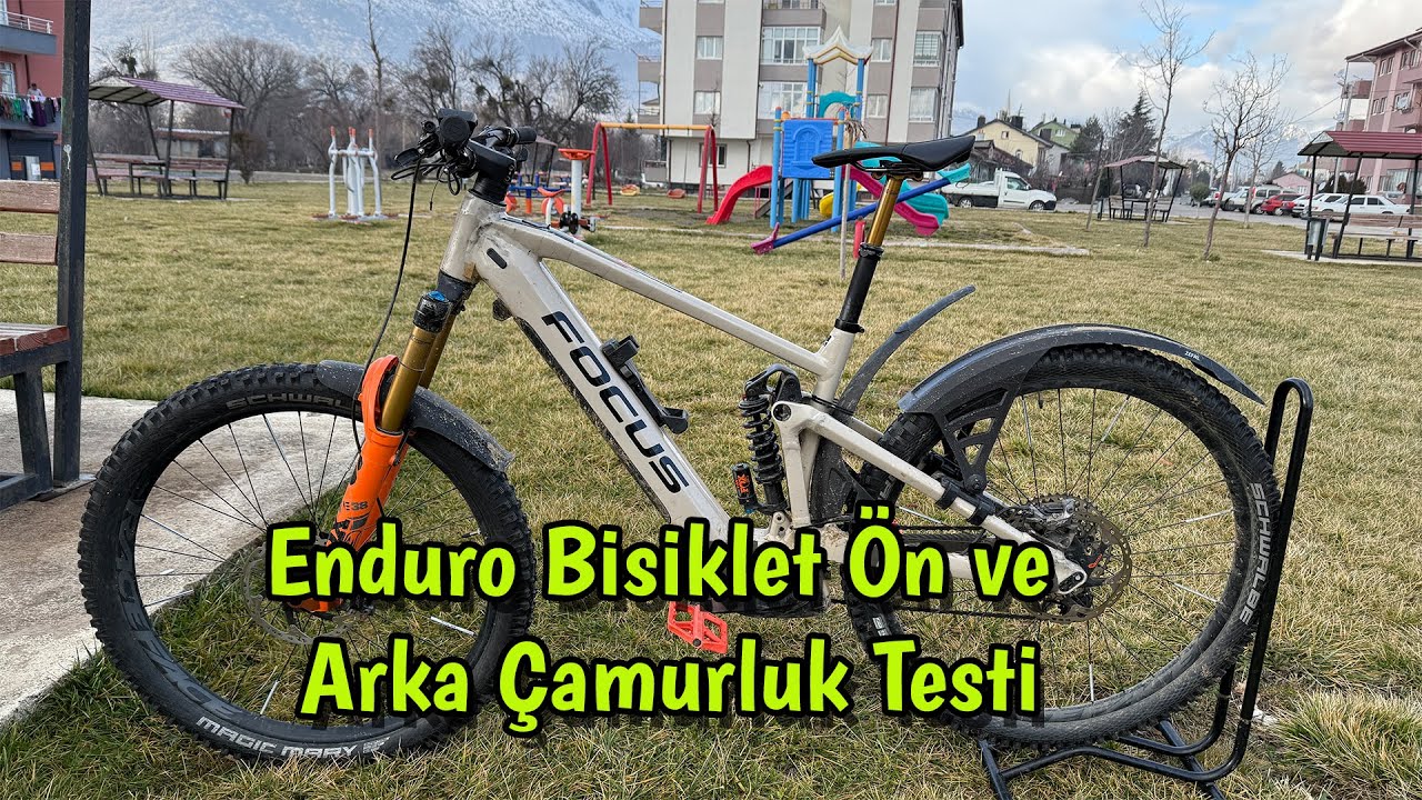 Enduro Bisiklet Ön ve Arka Çamurluk Testi! - Ne Kadar Faydası Var? #reklam