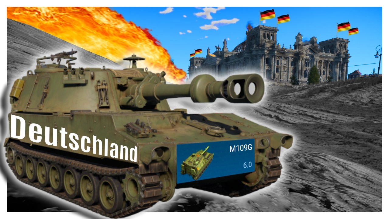 Découverte du M109G sur War Thunder ! (Rip Peur en PLS...)