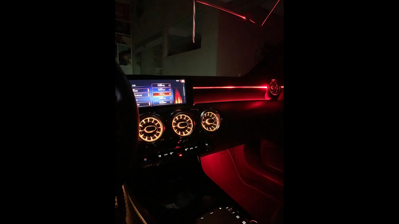Mercedes A250 | 2020 - Iluminação interna MultiColor - ArtsomAuto