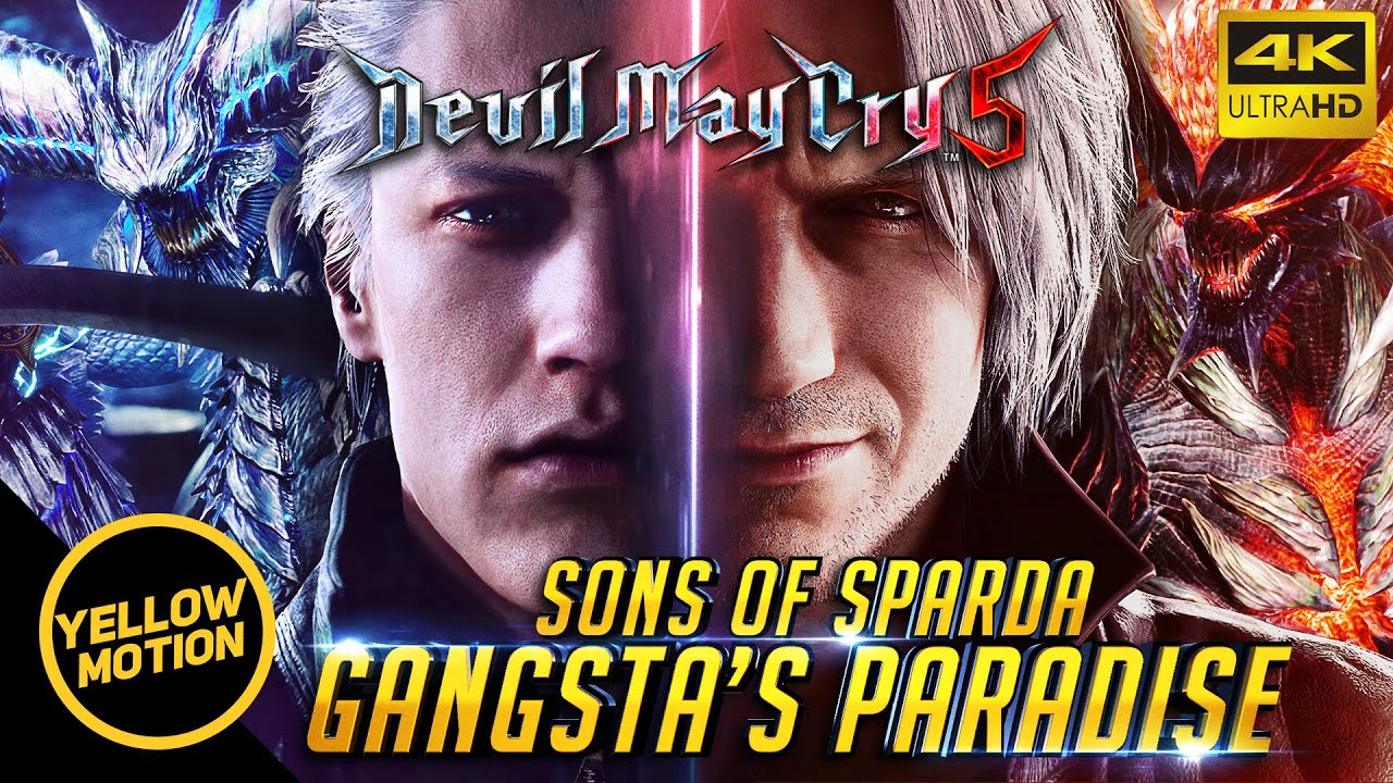 Devil May Cry 5 - Gangsta's Paradise | The Sons of Sparda Cinematic Tribute!