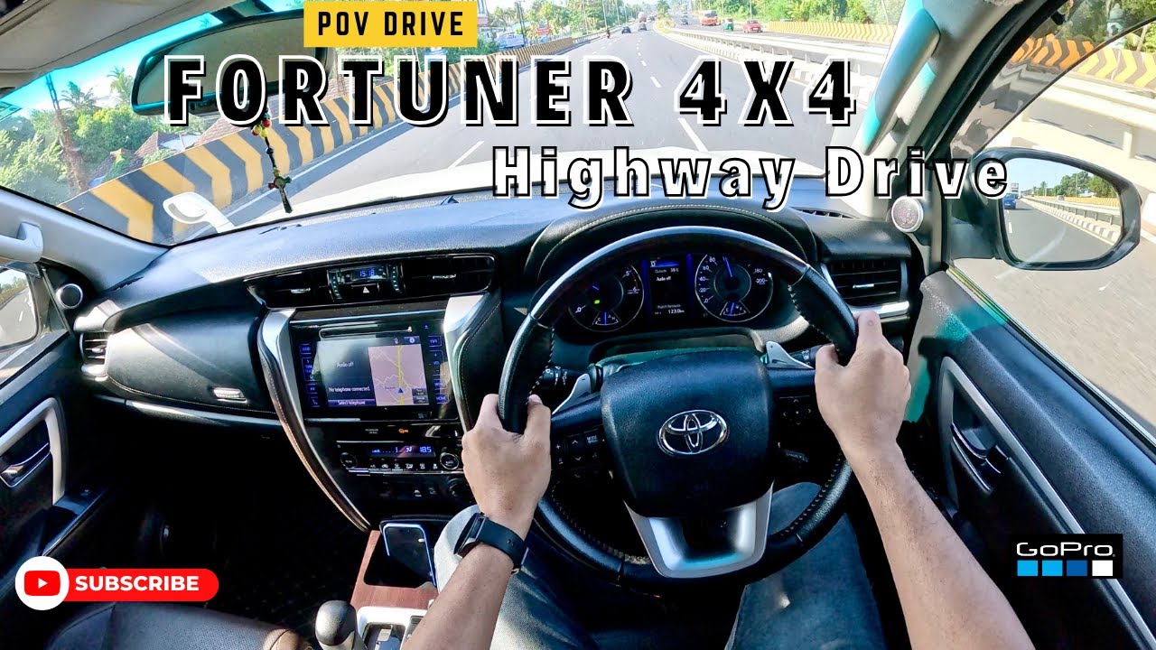POV Drive | Toyota Fortuner 4x4 | Diesel Automatic | Highway Drive | Angamaly - Thrissur |  Jonnxoo