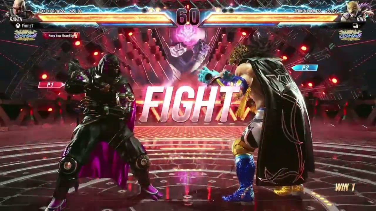 Tekken 8 (Finnz7) Raven vs King Quick Matches Back and Forth