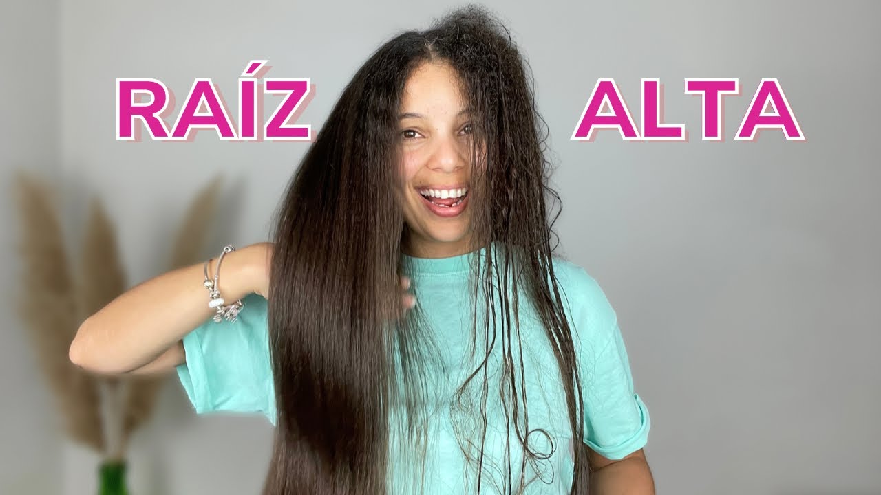 RAÍZ ALTA Y ESPONJADA| Como seco mi cabello con nuevo crecimiento|Wendy Mendoza
