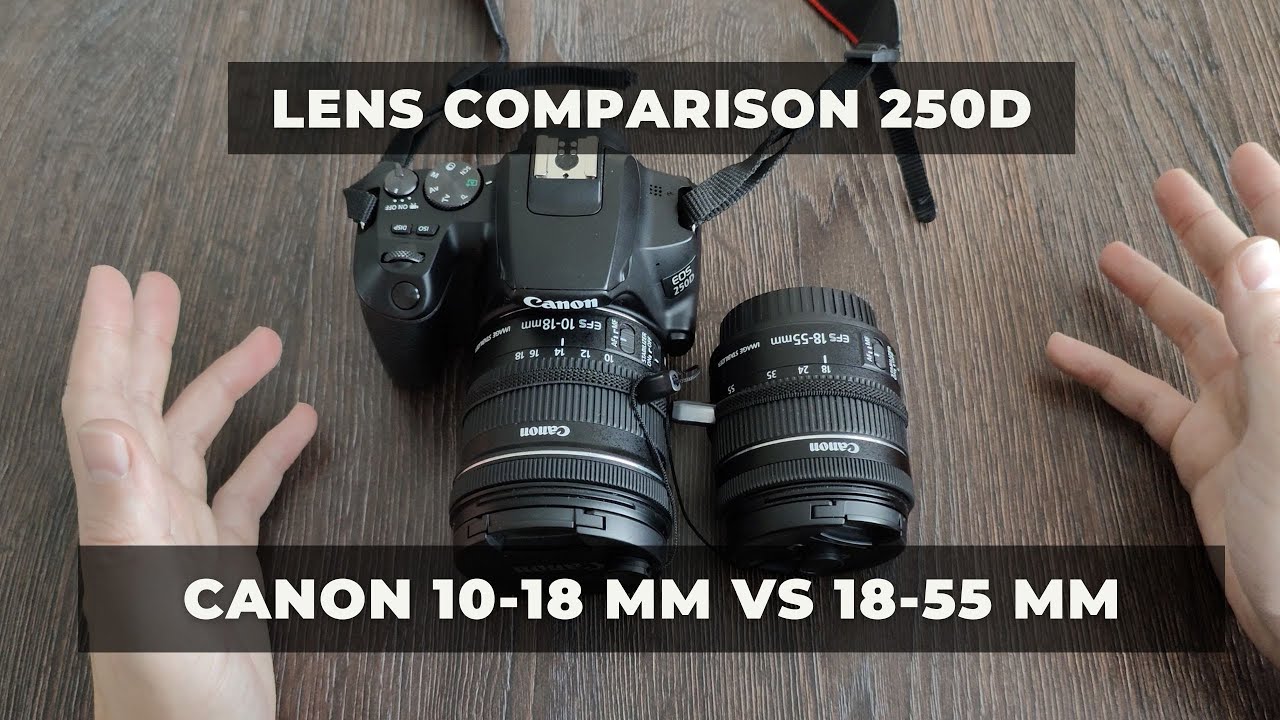 Canon 10-18mm vs 18-55mm - comparisone using Canon 250D