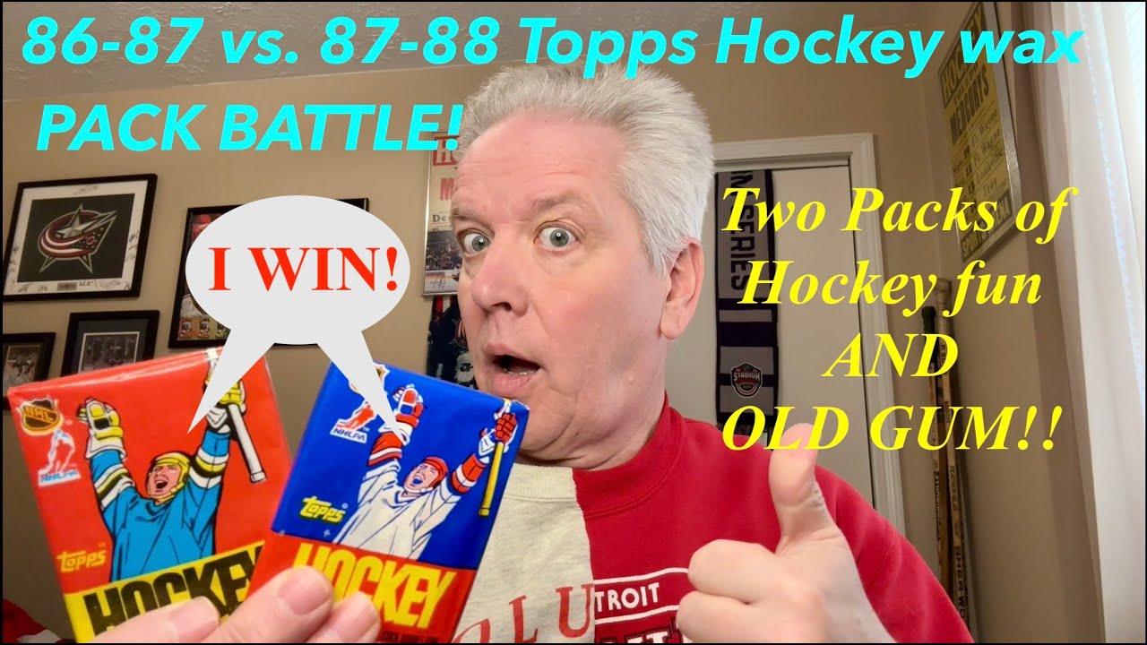 Битва хоккейных карточек TOPPS 1986-87 против 1987-88! Винтажное хоккейное противостояние и стара...