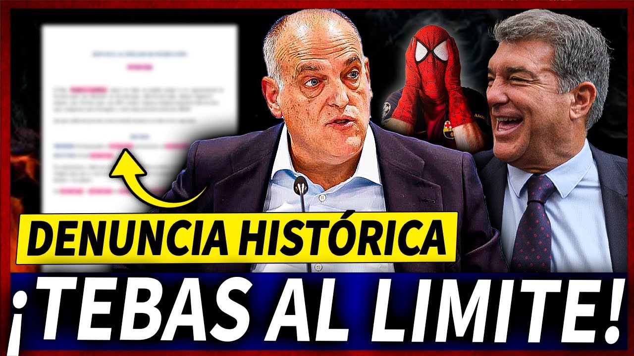 &iexcl;ESC&Aacute;NDALO en LALIGA!😱&iexcl;TEBAS es DENUNCIADO POR FILTRAR INFORMACI&Oacute;N CONFIDENCIAL DEL BAR&Ccedil;A!