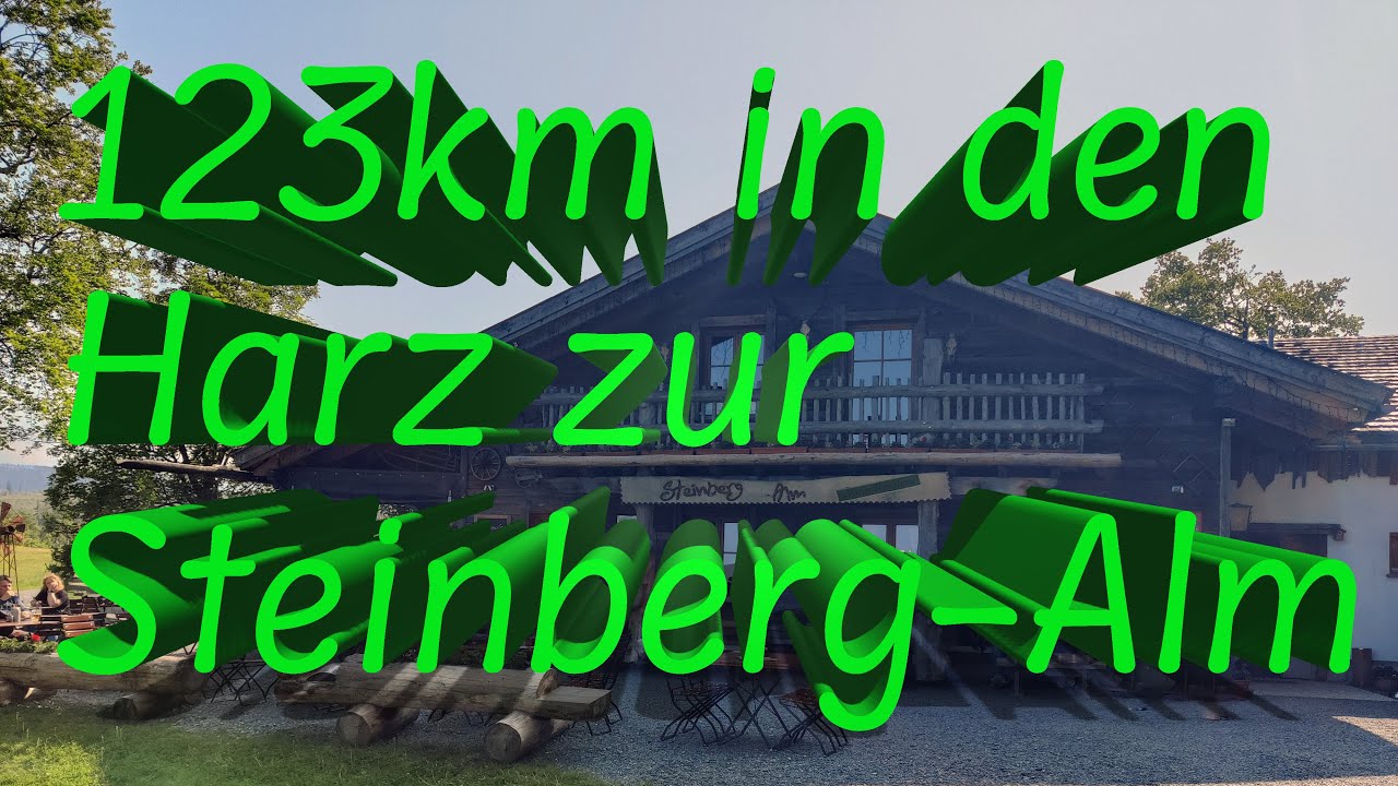123 Km in den Harz nach Goslar zur Steinberg-Alm | E-Bike Tour