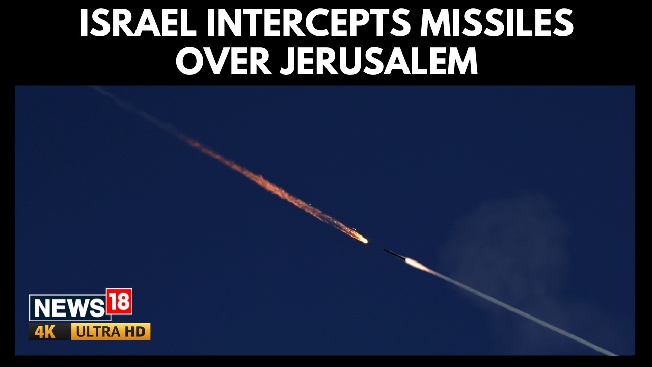 Israel Intercepts Iranian Missiles Over Jerusalem | Pre-Emptive Strike Sparks Escalation | 4K | N18G