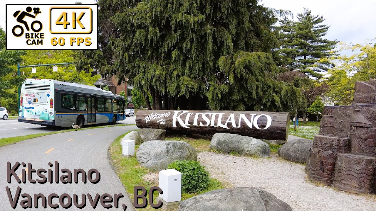 🚴‍♀️ Cycle Through Paradise: Kitsilano, Vancouver, British Columbia in 4K! 🌊🌿