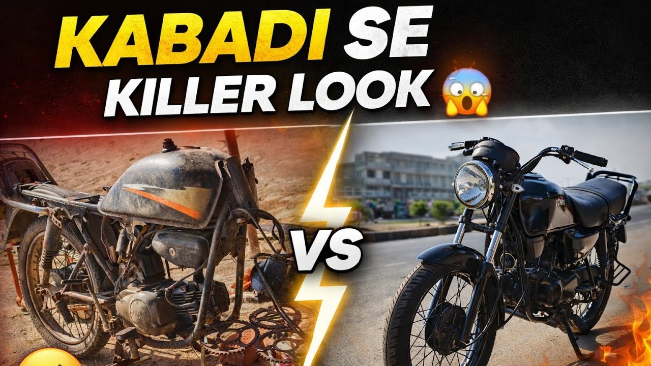 Old Bike ➡️ Brand New Look! Full Step Process 🔥 #viral #viralvideo #video