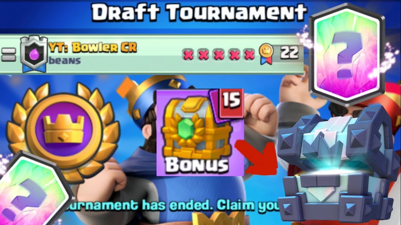 Opening the BONUS REWARDS from the DRAFT CHALLENGE!! | Clash Royale