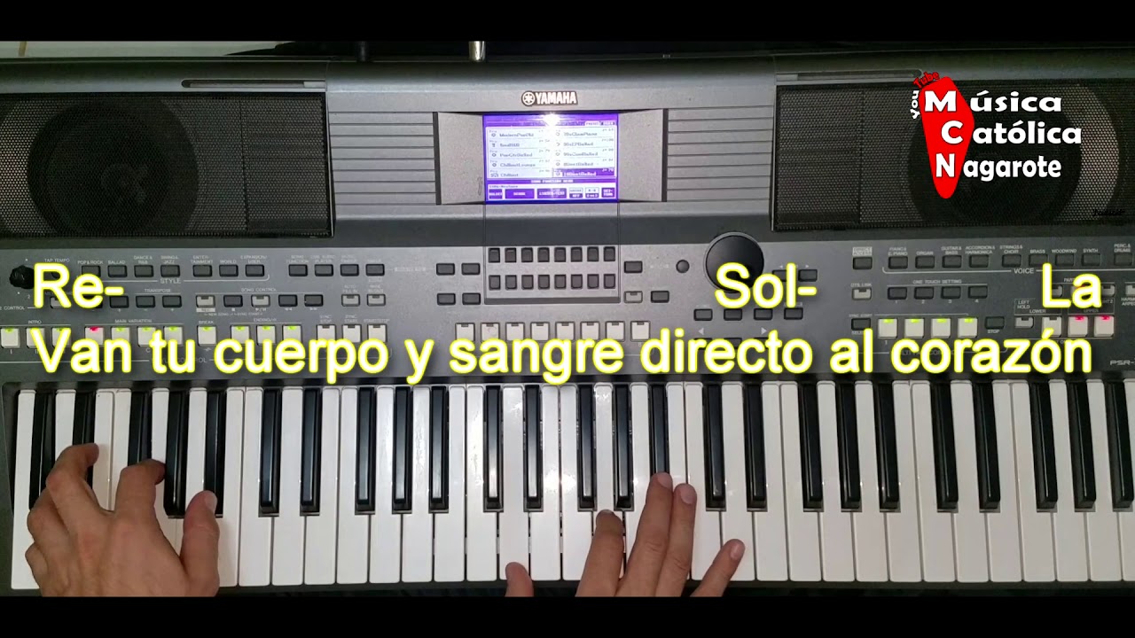 Temblando de amor por tí pista letra y acordes en Re