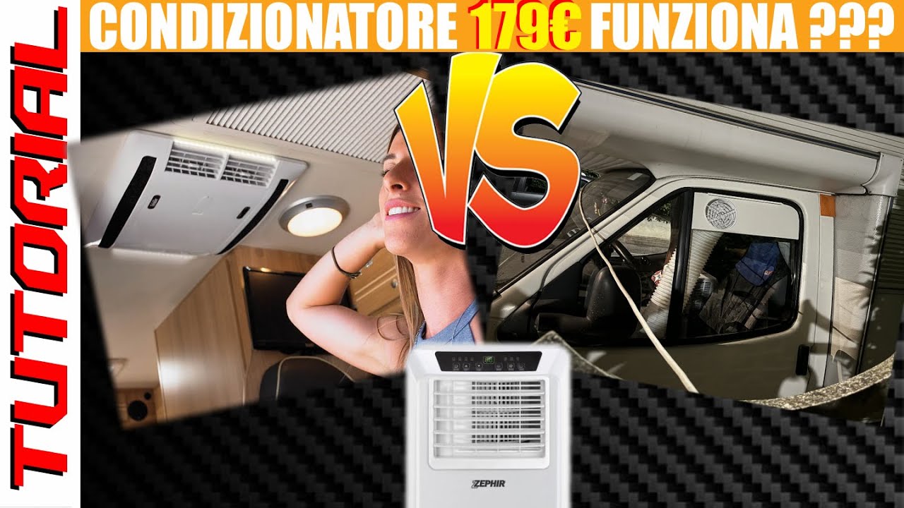 Condizionatore in camper con 179€ ? TUTORIAL installazione e prestazioni ZEPHIR 9000 BTU