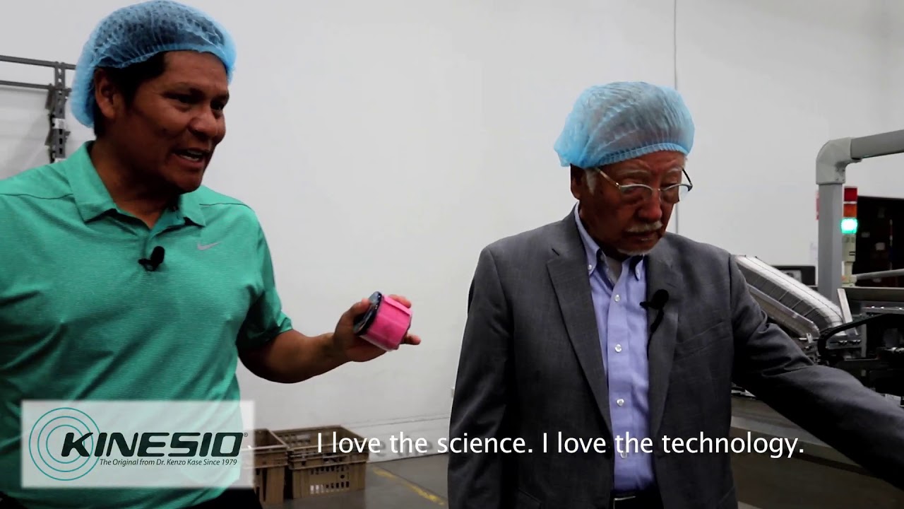 Notah Begay and Dr. Kenzo Kase Tour Kinesio USA Factory