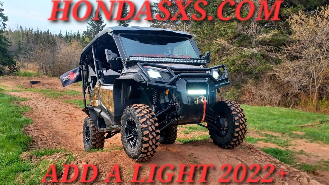 506SXS и ATV - Hondasxs.com ДОБАВЬТЕ СВЕТ Установка Honda Pioneer 1000 2022+
