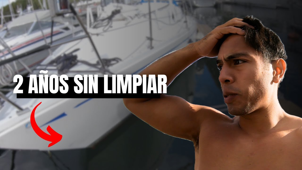 Intenté limpiar debajo de mi velero sin sacarlo del agua... esto encontré | Josho