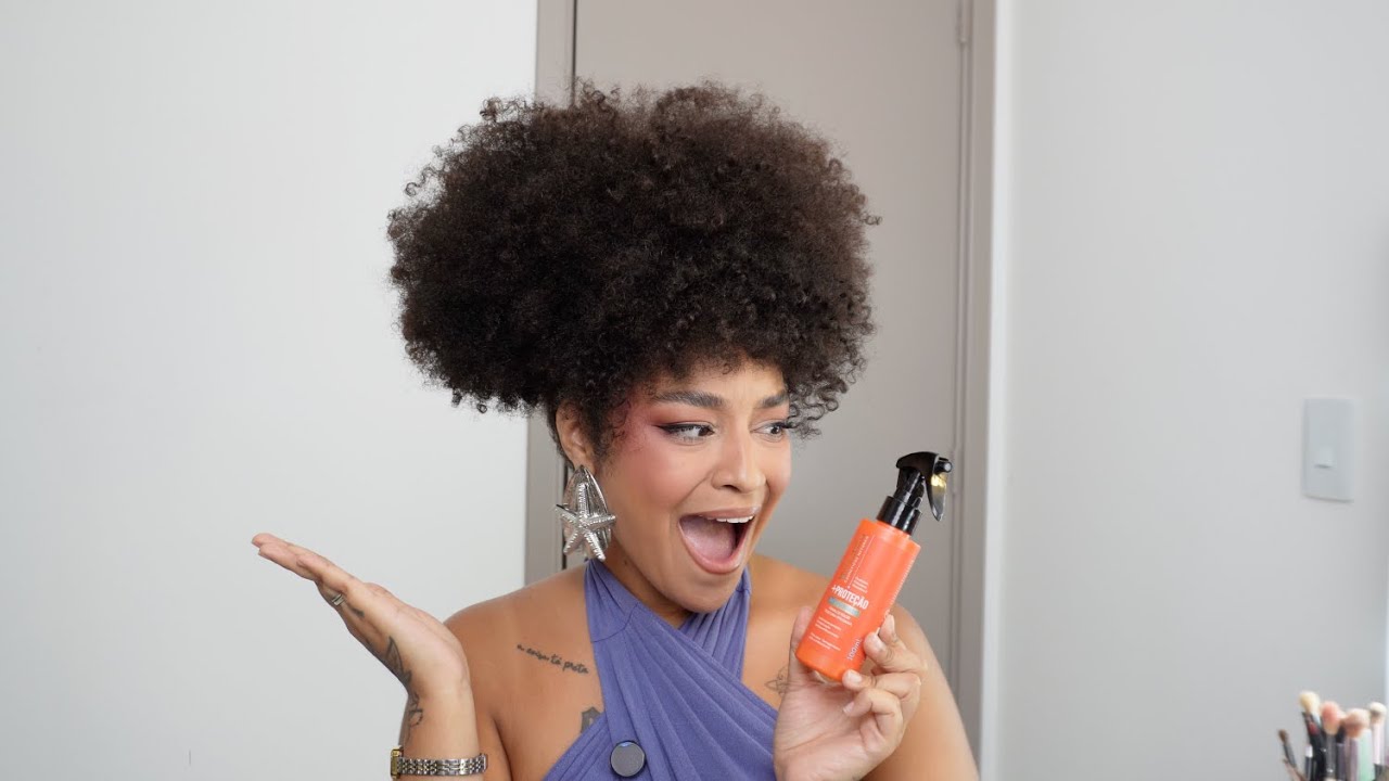 Resenha Lançamento +Proteção Bio Extratus no Cabelo Crespo - TIPO4