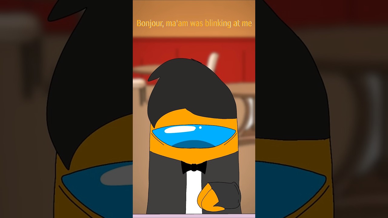 Red Flag meme (Black x Red) among us animation meme.