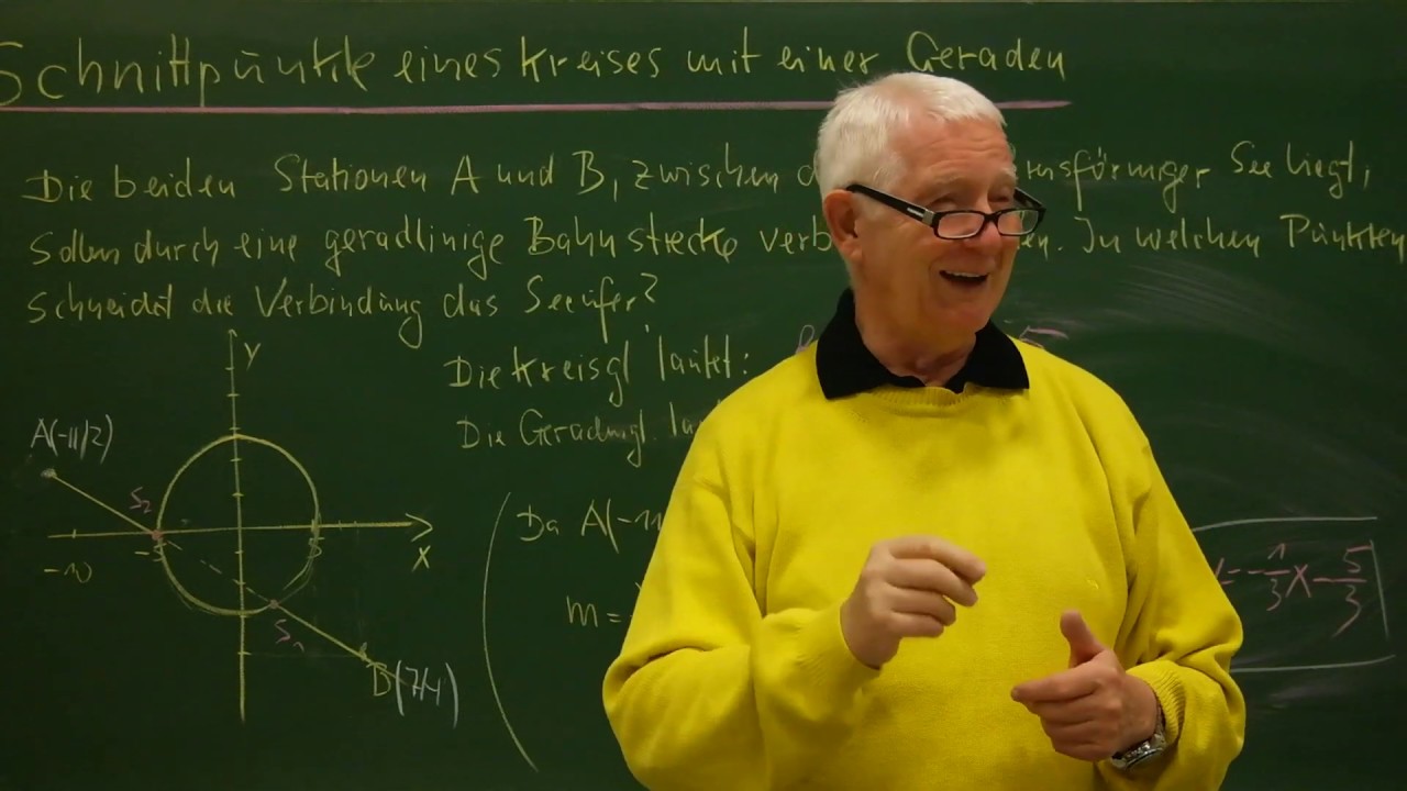 Schnittpunkte Kreis /Gerade