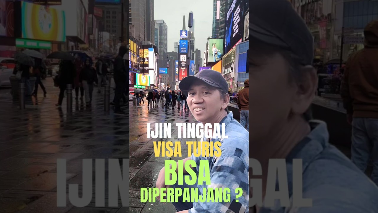 Ijin Tinggal visa turis di Amerika Serikat apakah bisa diperpanjang?