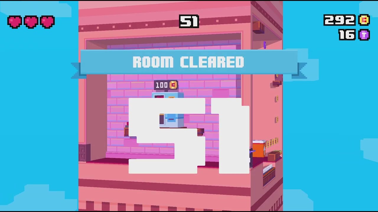 Me getting a new score inside of crossy Road.