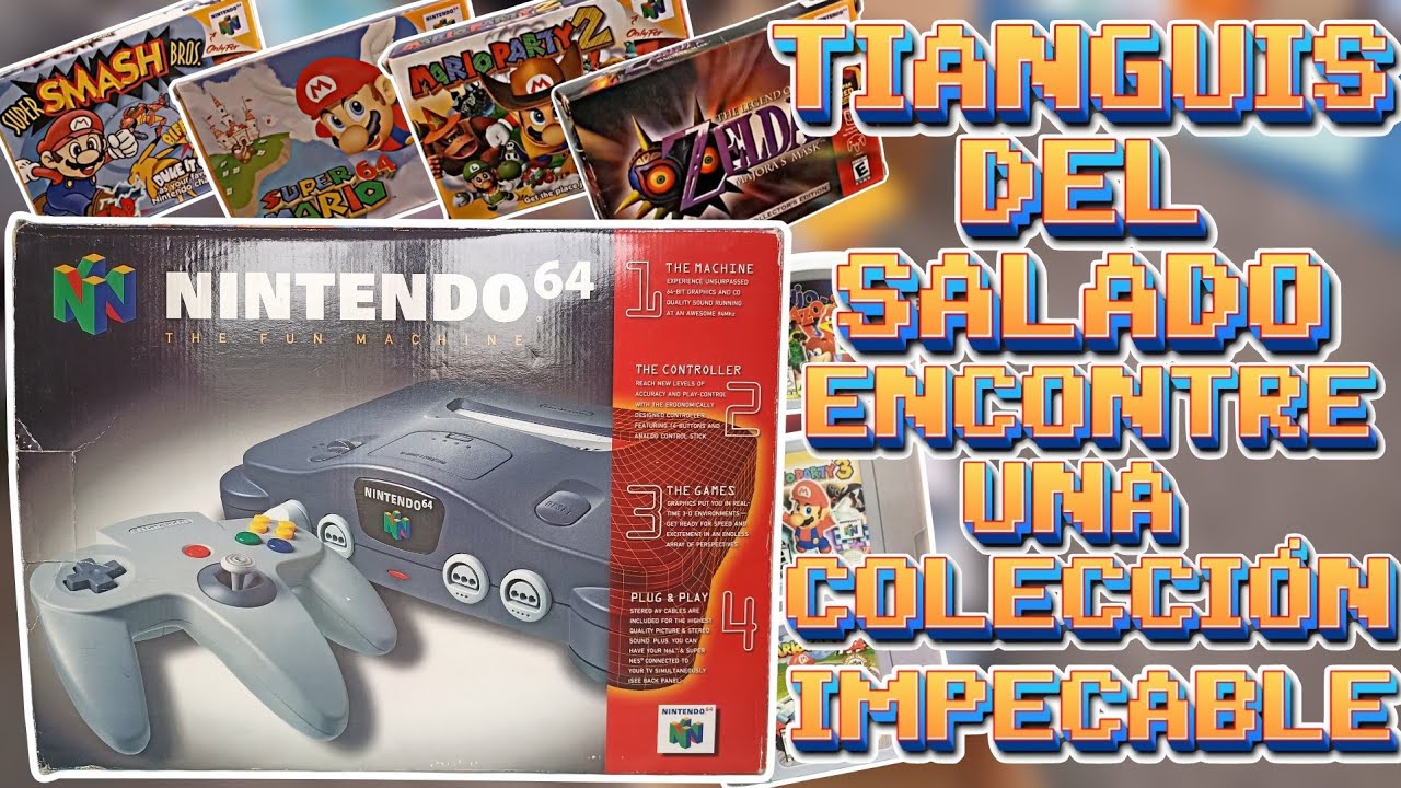 Colección De Nintendo 64 En El Tianguis Del Salado!!!! Por $17,000 Más De 20 Juegos Nuevos