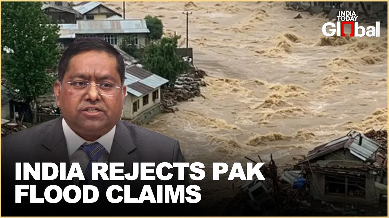India Rejects Pakistan's Flooding Allegations, Says Chenab Water Rise Was Due to Heavy Monsoon Rain
