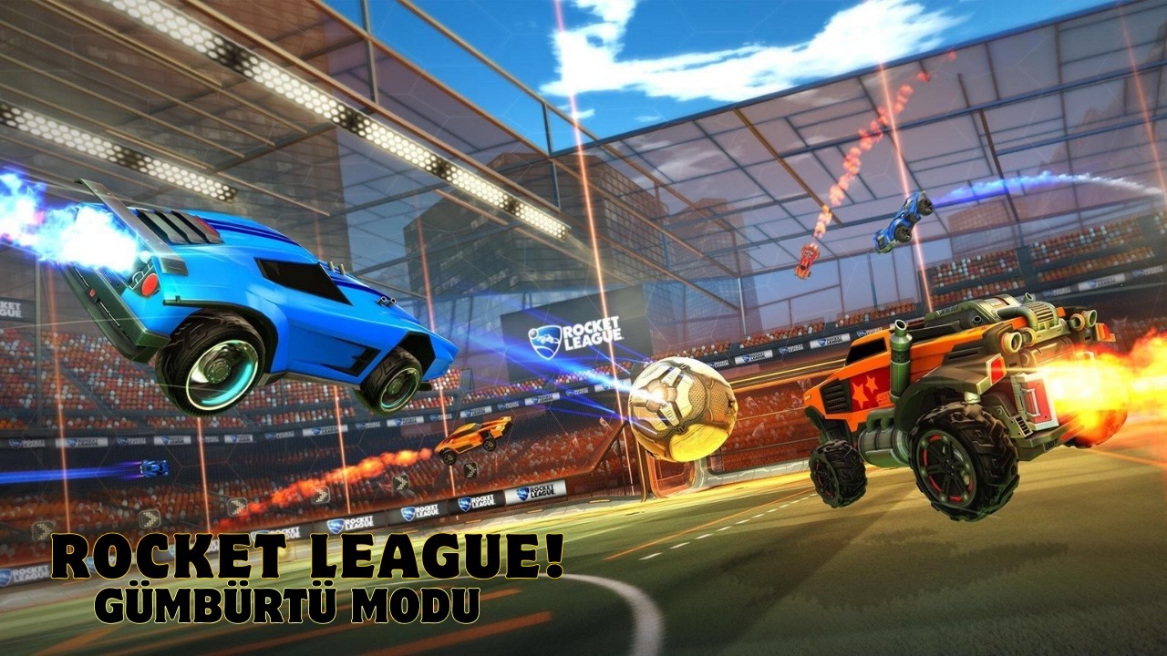 RAKİP TOPU ÇİZGİDE DONDURDU! | ROCKET LEAGUE GÜMBÜRTÜ