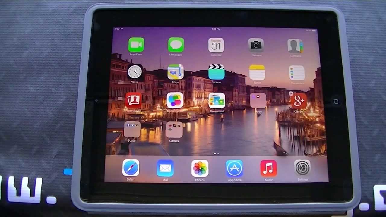 iPad 4 running iOS 7 Beta 6