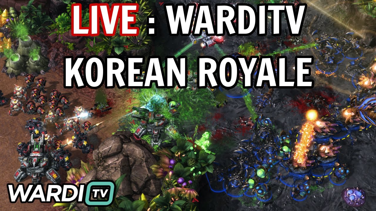 LIVE : WARDITV KOREAN ROYALE Day 4 - Reynor, Cure, Zoun, Percival & NightMare [StarCraft 2]