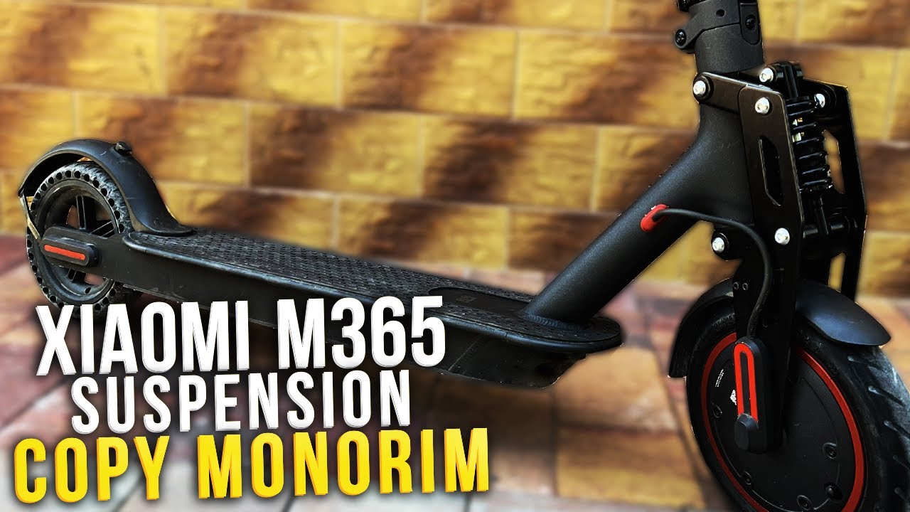 Hulajnoga Xiaomi Scooter M365  Montaż test installation suspension Copy Monorim