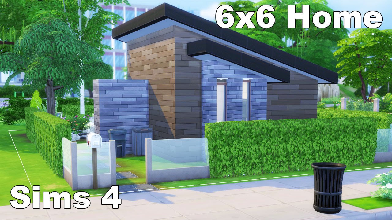 The Sims 4 Tiny House Build 6x6 challenge