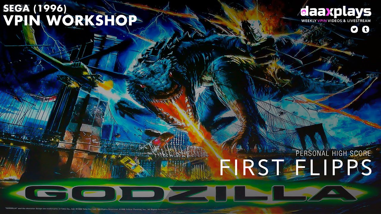 Godzilla (Sega 1996) VPW [First Flipps] Highscore Attempt