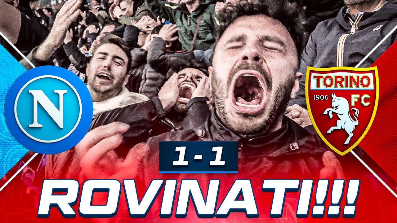 😫 ROVINATI!!! NAPOLI 1-1 TORINO | LIVE REACTION NAPOLETANI AL MARADONA HD