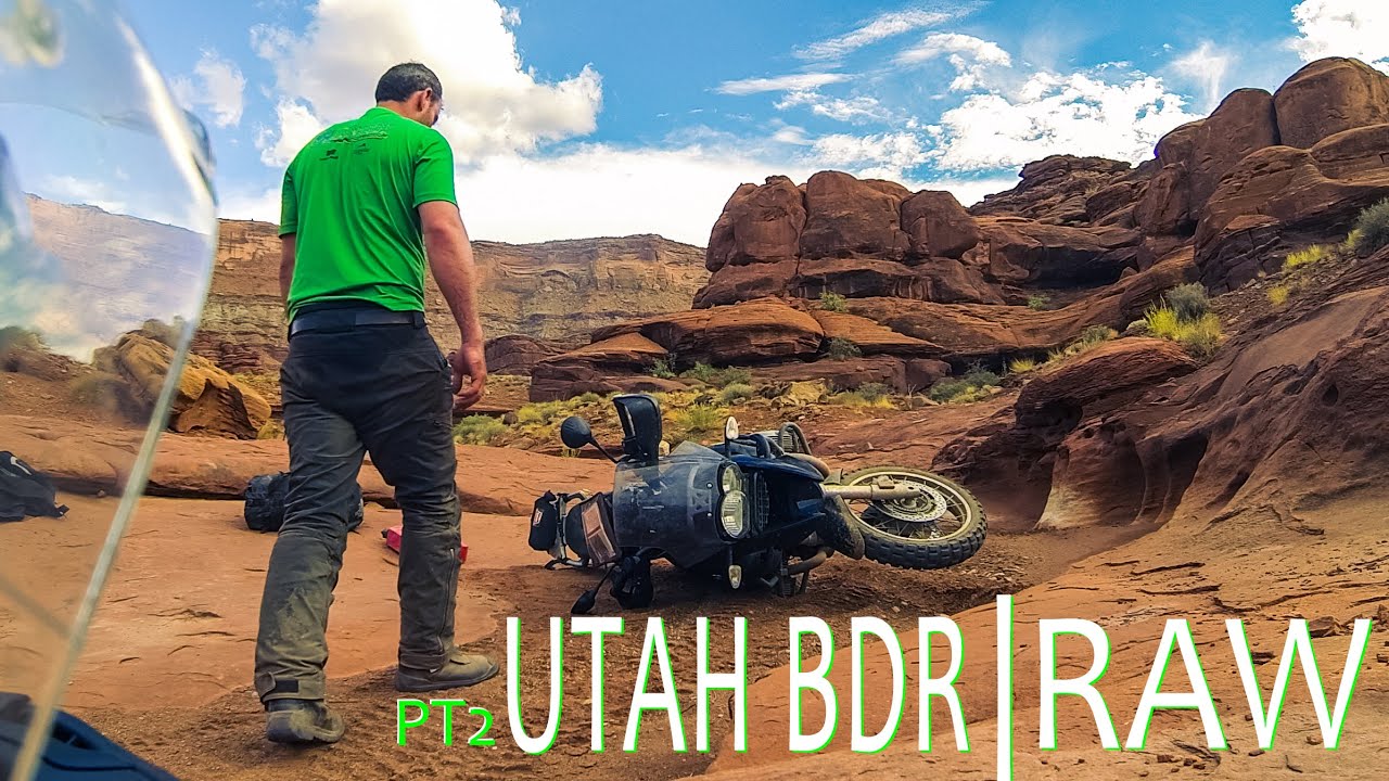 BMW R1200GS | Solo Utah BDR RAW (part 2) | Lockhart Basin to Castle Valley | UTBDR Section 2