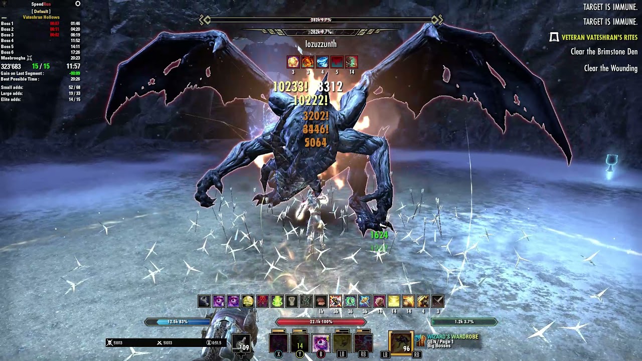 ESO- Deadlands- 312.4k Stamina Templar  Vateshran Full Run