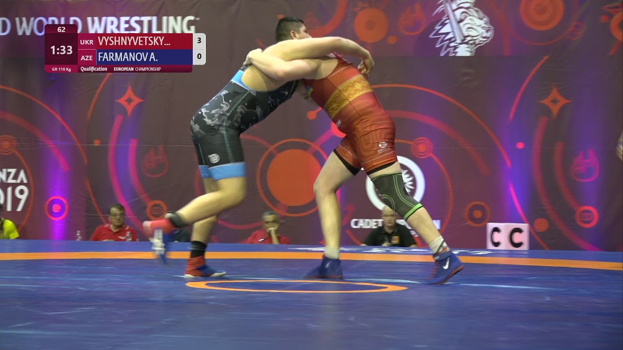 Qual. GR - 110 kg: M. VYSHNYVETSKY (UKR) v. A. FARMANOV (AZE)
