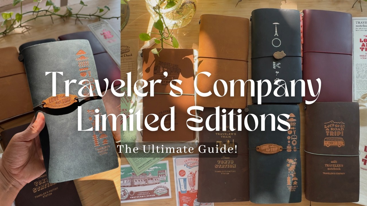 The Ultimate Guide to Traveler's Notebook Limited Editions 📚 | Where & How to Buy Rare TNs