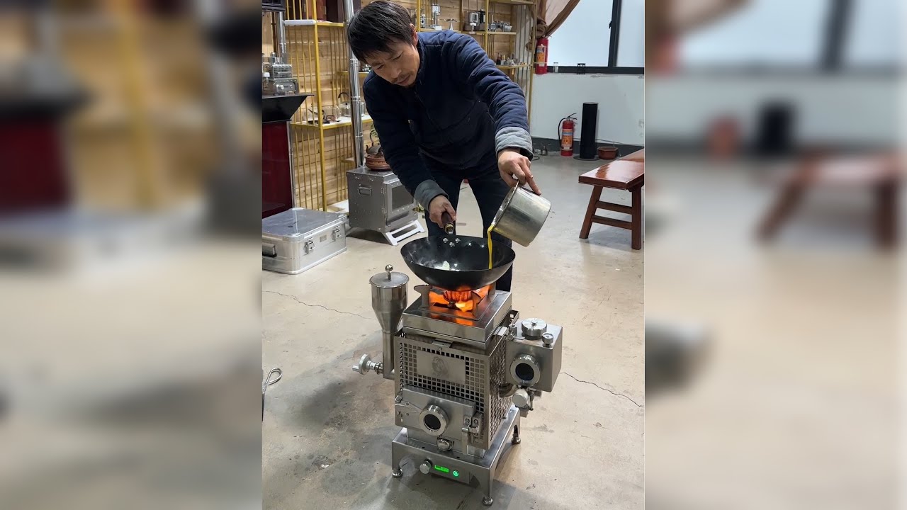 #乡村守护人 今天做了一个“震撼世界”的取暖炉，完美