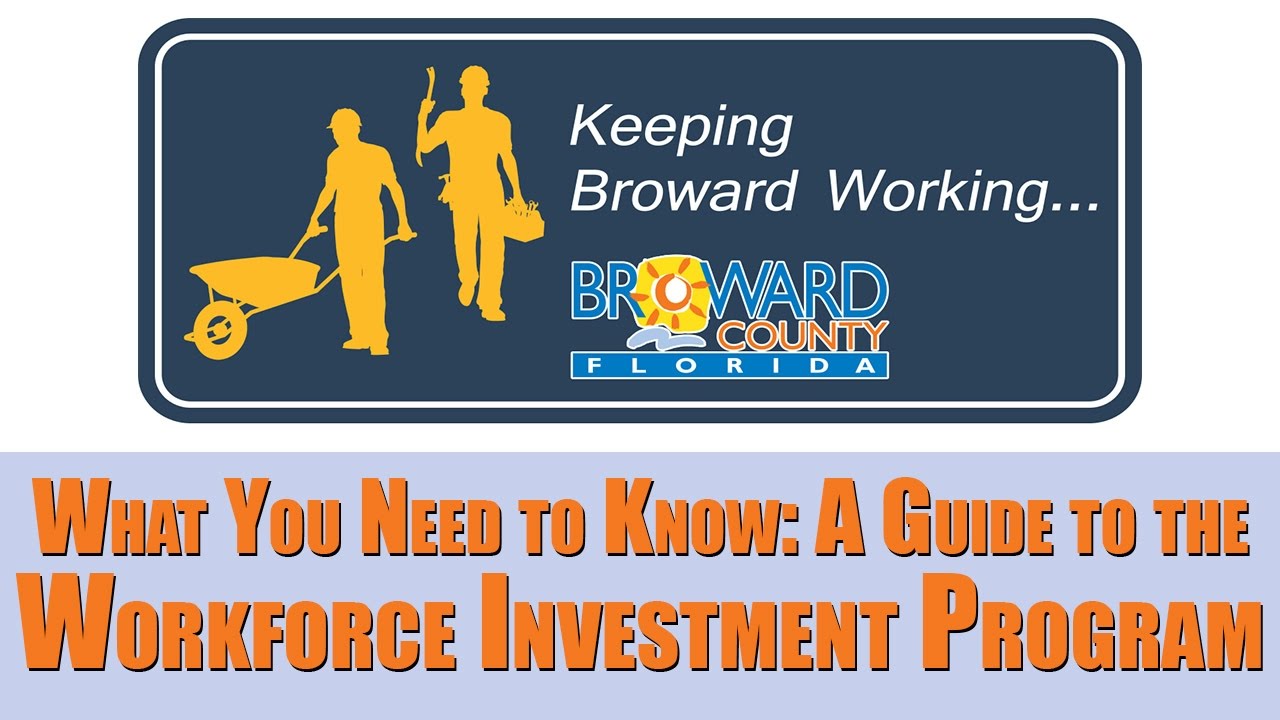 A Guide to the Workforce Investment Program