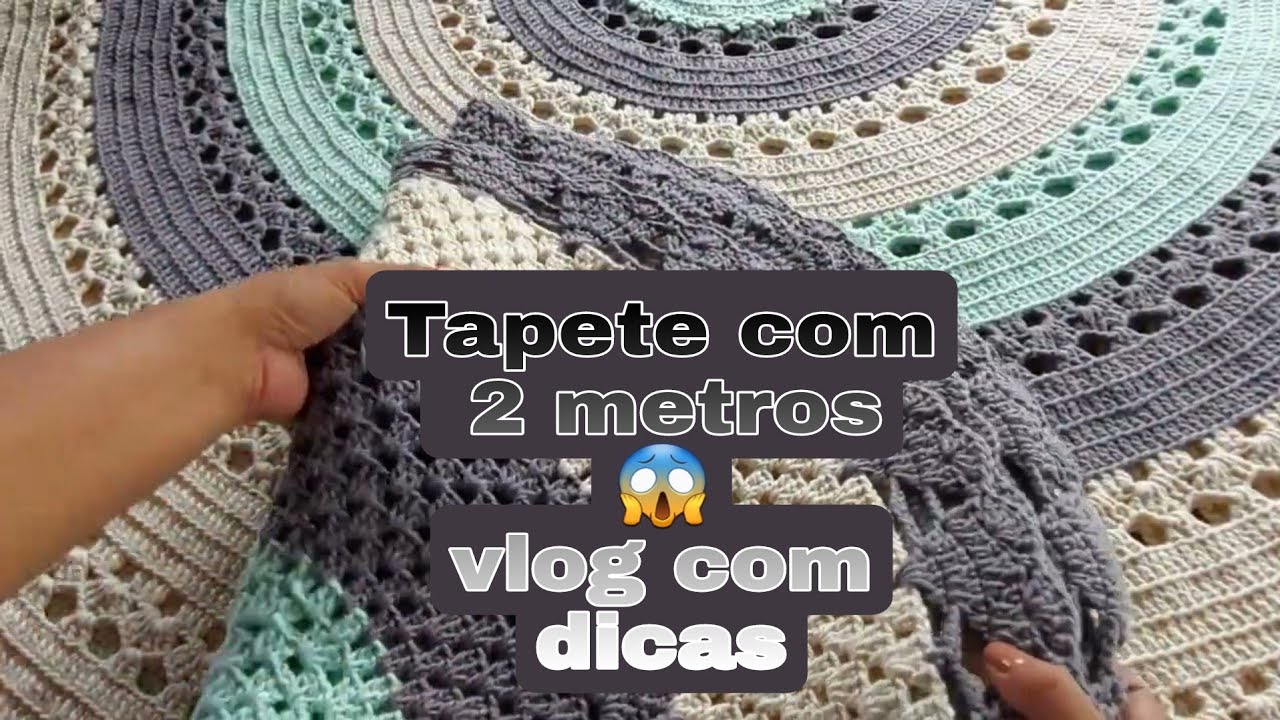 mega tapete de 2 metros -vlog com dicas para não embabadar