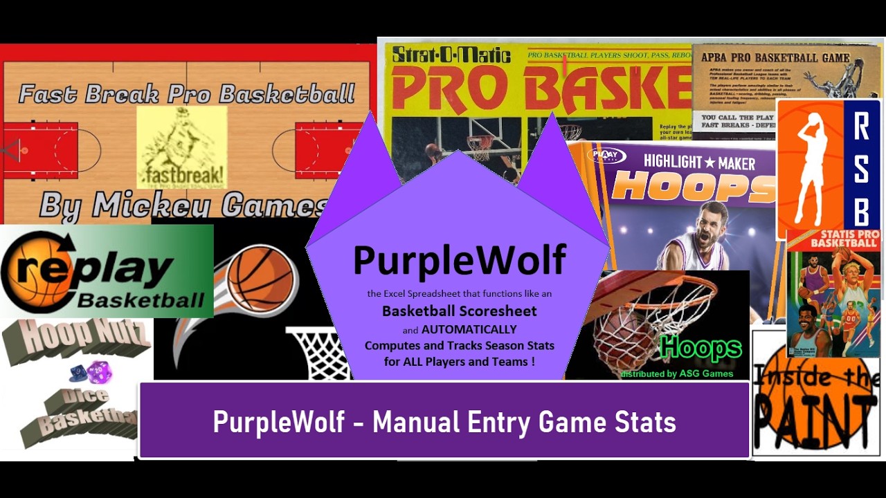 Entering Game Stats Manually