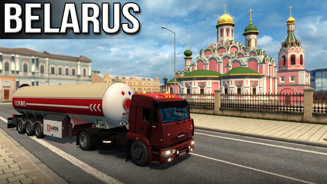 ETS2 - Belarus (Bryansk to Mazyr)