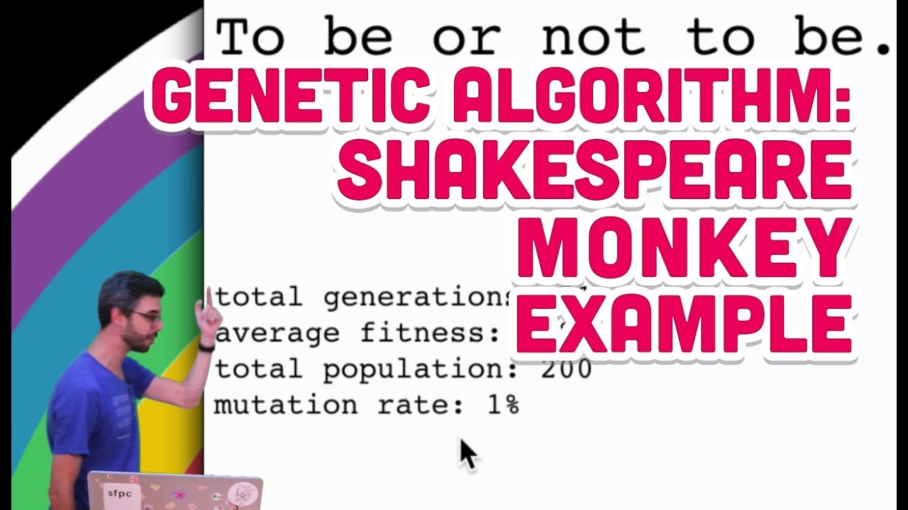 9.3: Genetic Algorithm: Shakespeare Monkey Example - The Nature of Code