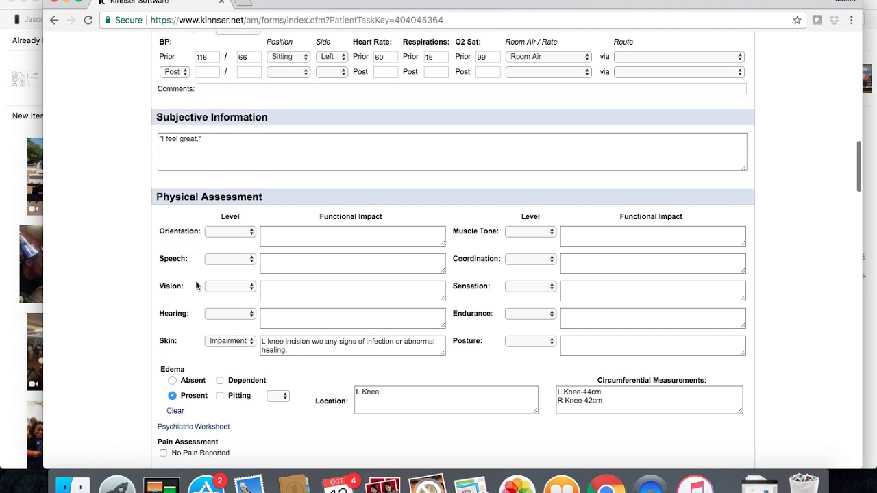 Kinnser PT Eval